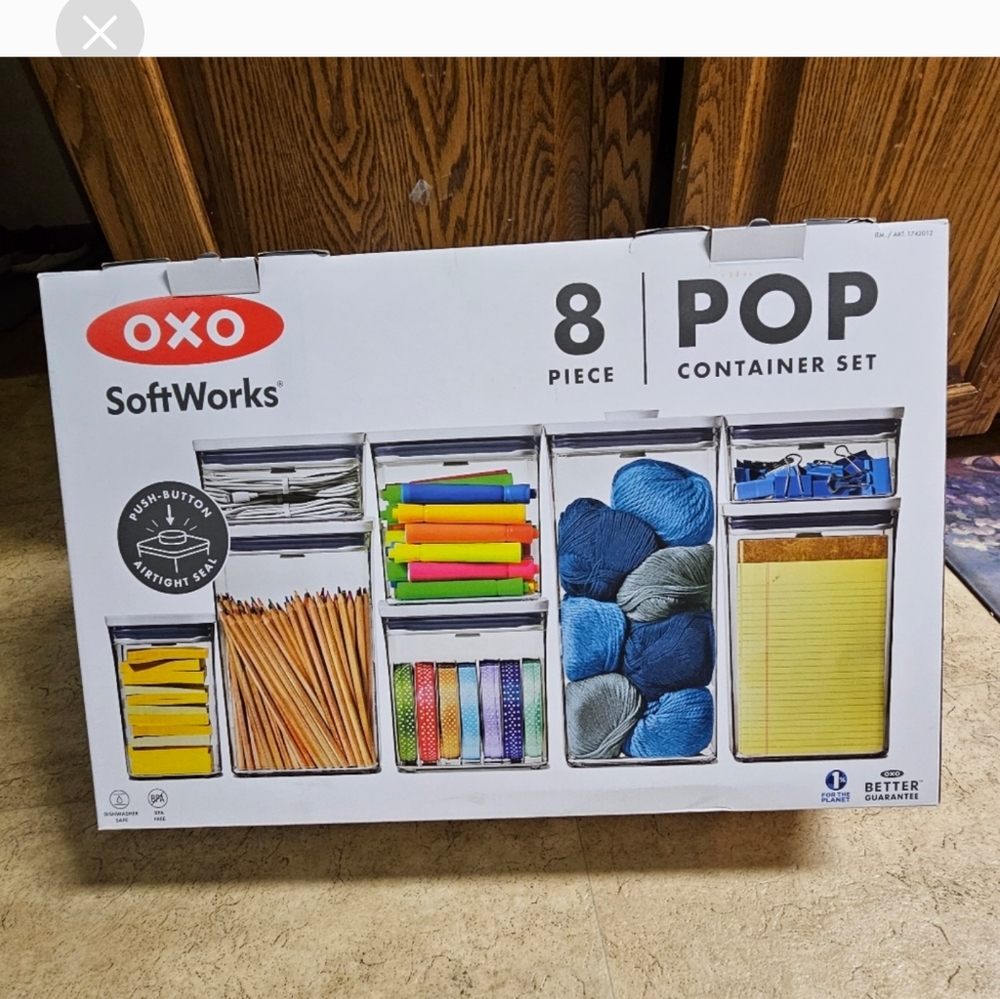 OXO SoftWorks 8-Piece POP Food Storage Container Set - Picture 3 of 8